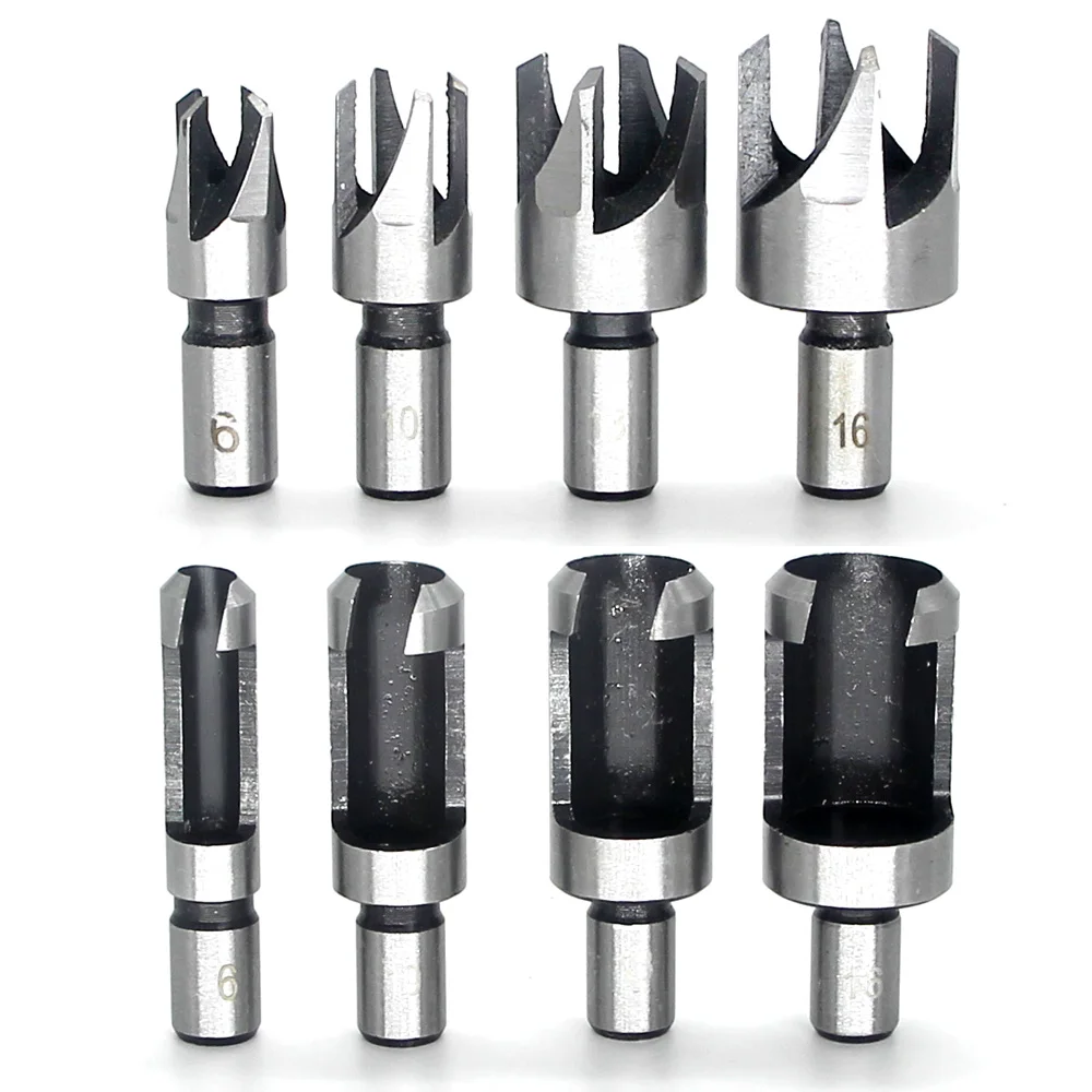 2pcs Wood Plug Cutter Cutting Tool Drill Bit Set Straight And Tapered Taper 5/8" 1/2" 3/8" 1/4" Woodworking Cork Drill Bit Knife
2pcs Wood Plug Cutter Cutting Tool Drill Bit Set Straight And Tapered Taper 5/8" 1/2" 3/8" 1/4" Woodworking Cork Drill Bit Knife