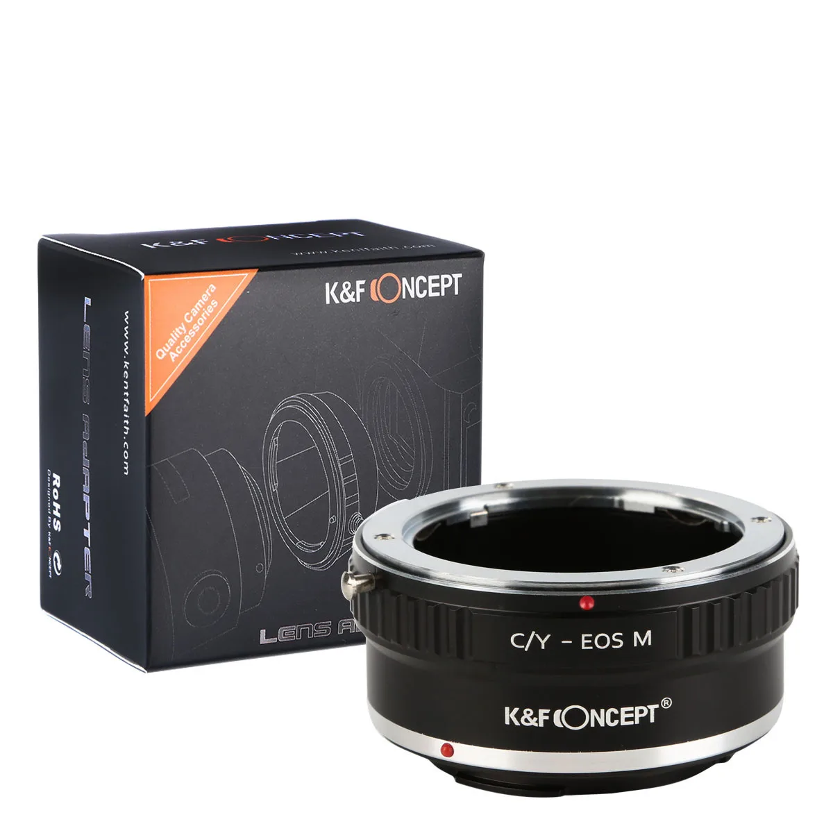 

K&F Concept Lens Adapter for Contax Yashica mount lens to Canon EOS M camera M1 M2 M3 M5 M6 M50 M100