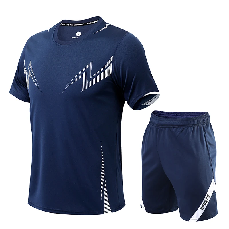 2023 Summer Men's T-shirt+Shorts Set Men's Sports Set Print Leisure Fashion Breathable Short Sleeve T-shirt Set
2023 Summer Men's T-shirt+Shorts Set Men's Sports Set Print Leisure Fashion Breathable Short Sleeve T-shirt Set