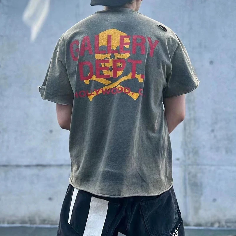 Vintage Zip T Shirt Pocket Skull Print High Street Destruction Summer New 100% Cotton Men Women Loose Short-sleeve T-Shirt Top
Vintage Zip T Shirt Pocket Skull Print High Street Destruction Summer New 100% Cotton Men Women Loose Short-sleeve T-Shirt Top