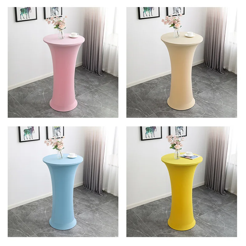 Stretch Round Tablecloth Cocktail Spandex Table Cloth Bar Hotel Wedding Party White Table Cover 60/80 Cm Diameter Solid-color
Stretch Round Tablecloth Cocktail Spandex Table Cloth Bar Hotel Wedding Party White Table Cover 60/80 Cm Diameter Solid-color
