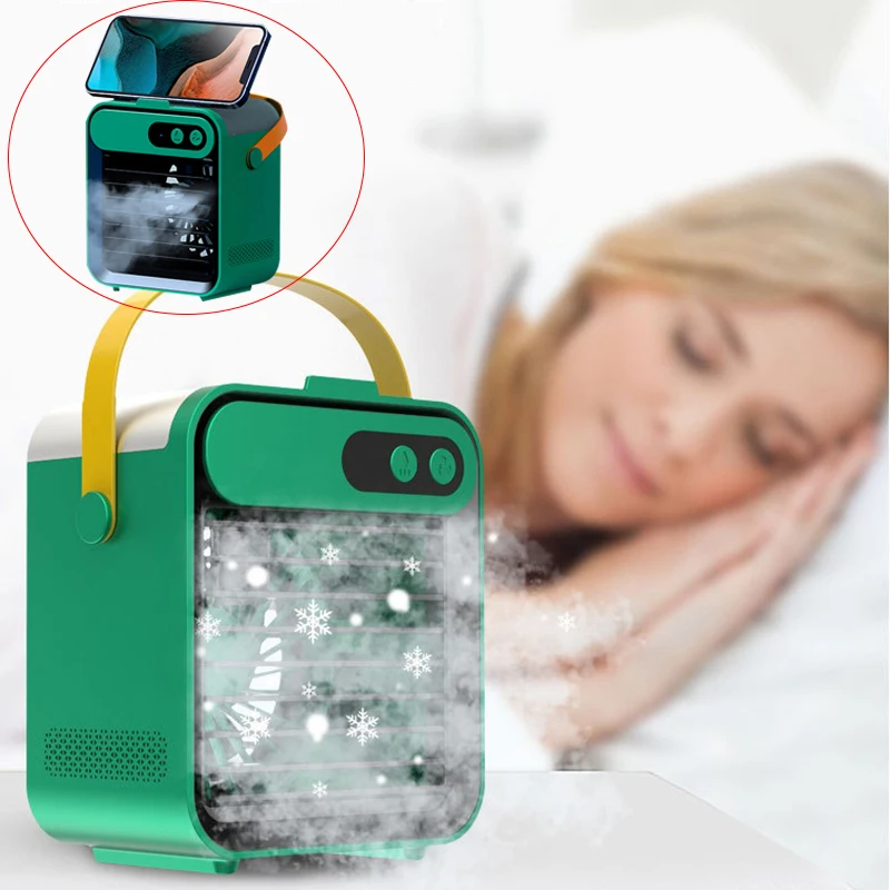 Cooler Fan Portable Mini Desk Air Conditioner Usb Fan Rechargeable With Mirror Phone Holder Cooling Fan
Cooler Fan Portable Mini Desk Air Conditioner Usb Fan Rechargeable With Mirror Phone Holder Cooling Fan