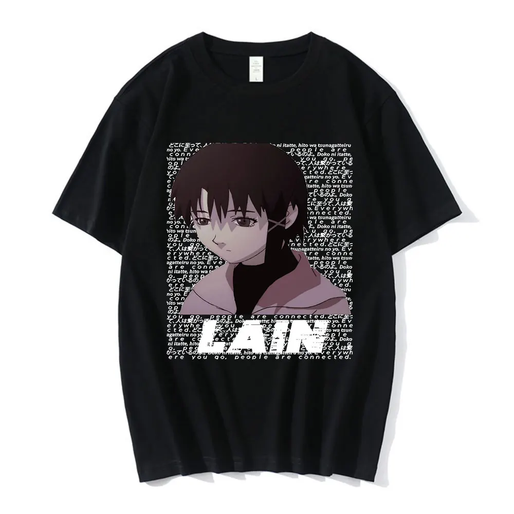 Anime Serial Experiments Lain T Shirt Manga Iwakura Weeb Girl Sci Fi Graphic T Shirts Gothic Short Sleeve Cotton T-shirt Couples
Anime Serial Experiments Lain T Shirt Manga Iwakura Weeb Girl Sci Fi Graphic T Shirts Gothic Short Sleeve Cotton T-shirt Couples