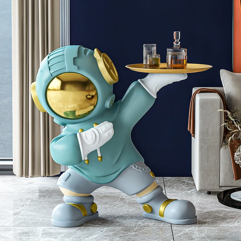 Fashion Home Decoration Living Room Large Ornaments Resin Art Astronaut Sculpture Statuette Creative Tray Room Decor Accessories
Fashion Home Decoration Living Room Large Ornaments Resin Art Astronaut Sculpture Statuette Creative Tray Room Decor Accessories