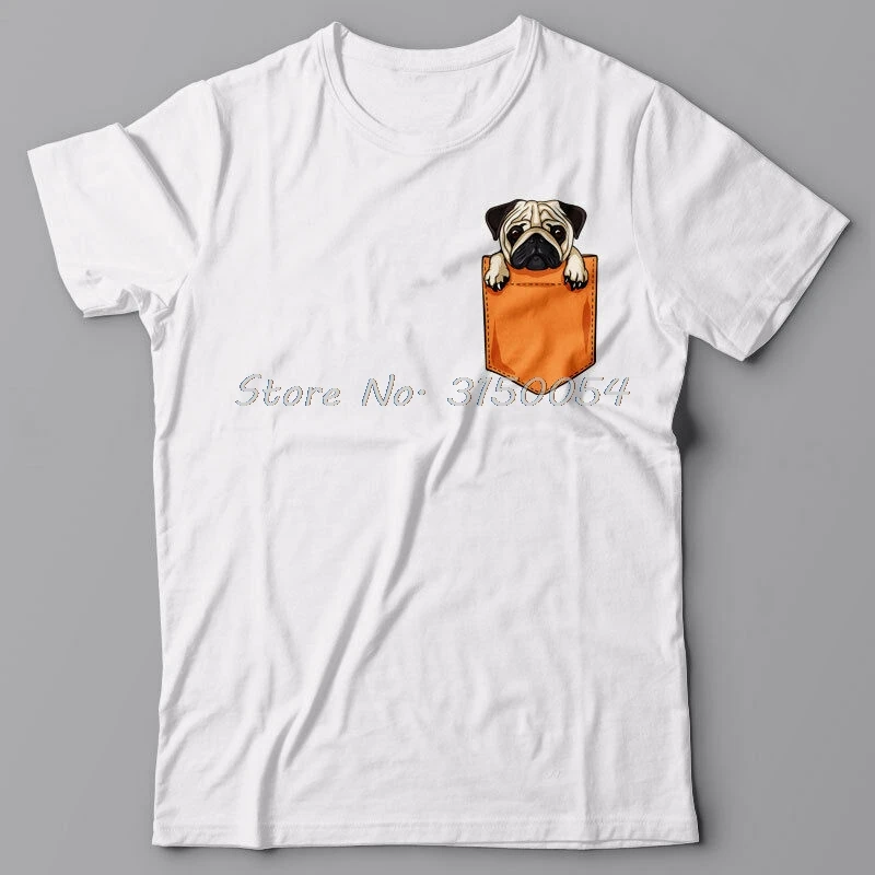 Cute Pug T-Shirt With Printed Pocket Dog Graphic Tshirt Male Harajuku Top Fitness Brand Clothing Funny T Shirt Tees
Cute Pug T-Shirt With Printed Pocket Dog Graphic Tshirt Male Harajuku Top Fitness Brand Clothing Funny T Shirt Tees