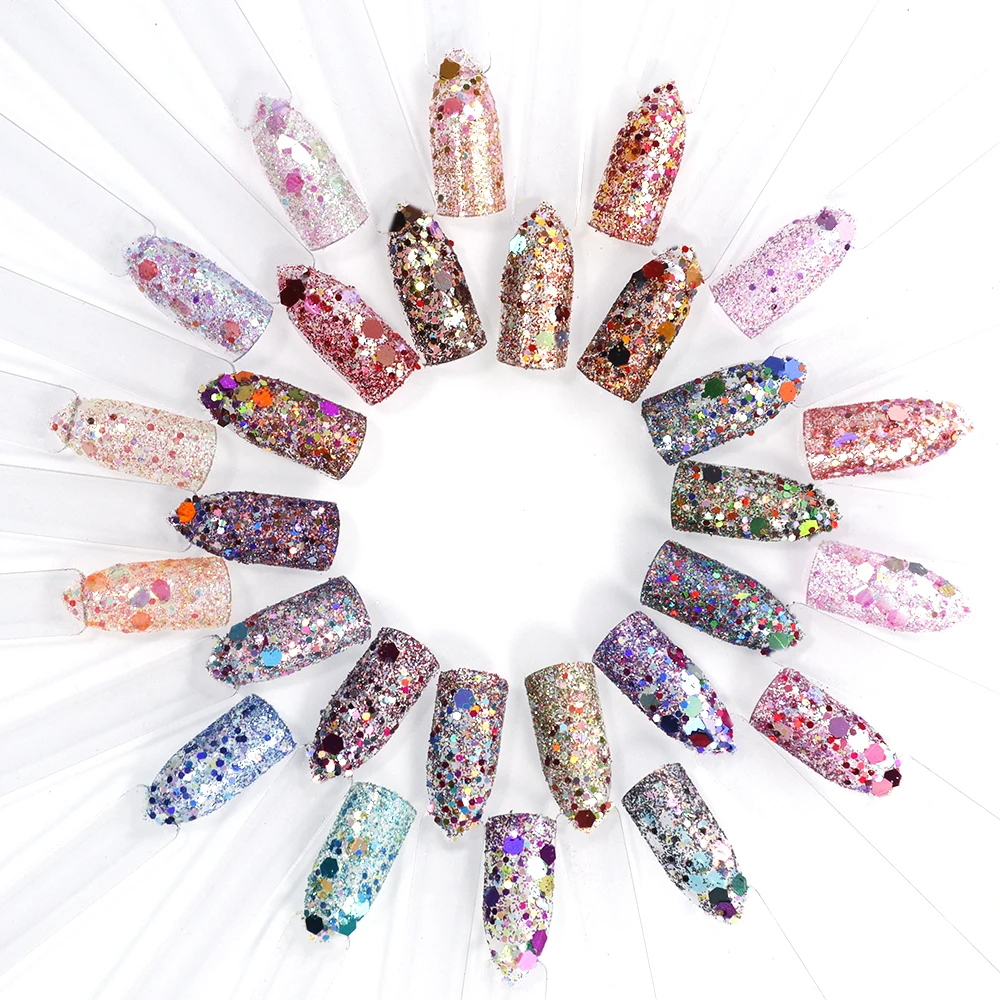 50g Chameleon Nail Art Sequins Holographic Glitter Flakes Design Confetti Glitter Sequins for Women Girls Nails Hexagon Glitters
50g Chameleon Nail Art Sequins Holographic Glitter Flakes Design Confetti Glitter Sequins for Women Girls Nails Hexagon Glitters