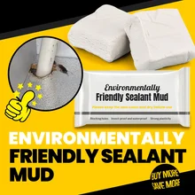 2PCS Waterproof Sealant Mud Wall Hole Sealing Glue Air-conditioning Sewer Pipe Filling Hole Mending Sealant Mud Repair Supplies