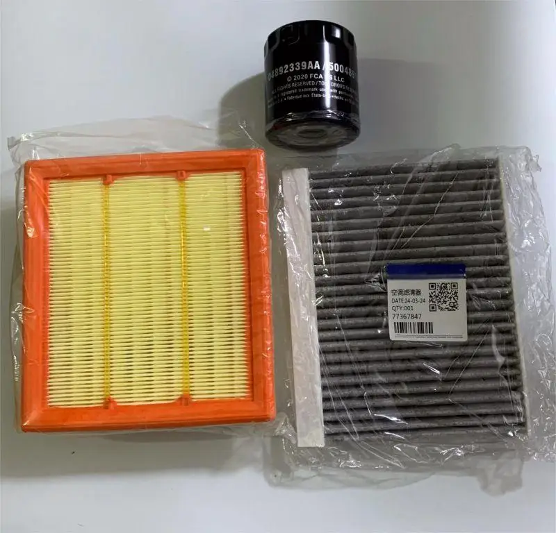 Автомобильный воздушный фильтр двигателя, масляный фильтр салона для Jeep Compass 2017 л 2016 л 51977574-Jeep Renegade 77367847 л- 
Автомобильный воздушный фильтр двигателя, масляный фильтр салона для Jeep Compass 2017 л 2016 л 51977574-Jeep Renegade 77367847 л-