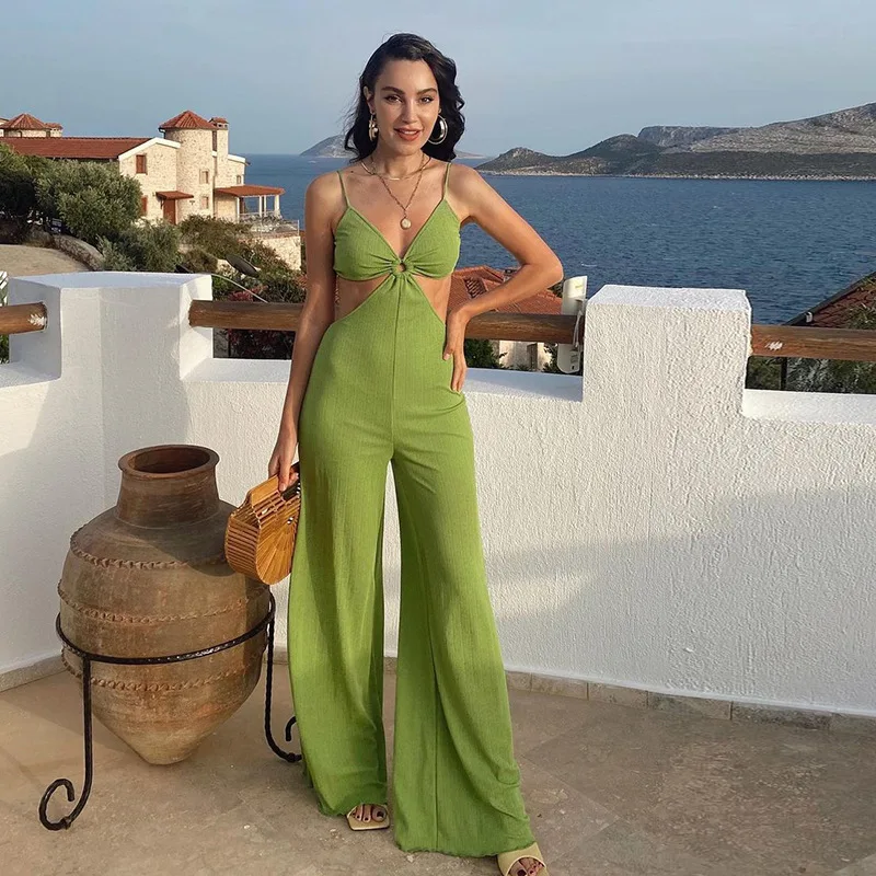 New STLLTS Fashion Summer New Women's Dress Solid Color Sexy Sling Wrapped Chest Wooden Ears High Waist Jumpsuit
New STLLTS Fashion Summer New Women's Dress Solid Color Sexy Sling Wrapped Chest Wooden Ears High Waist Jumpsuit