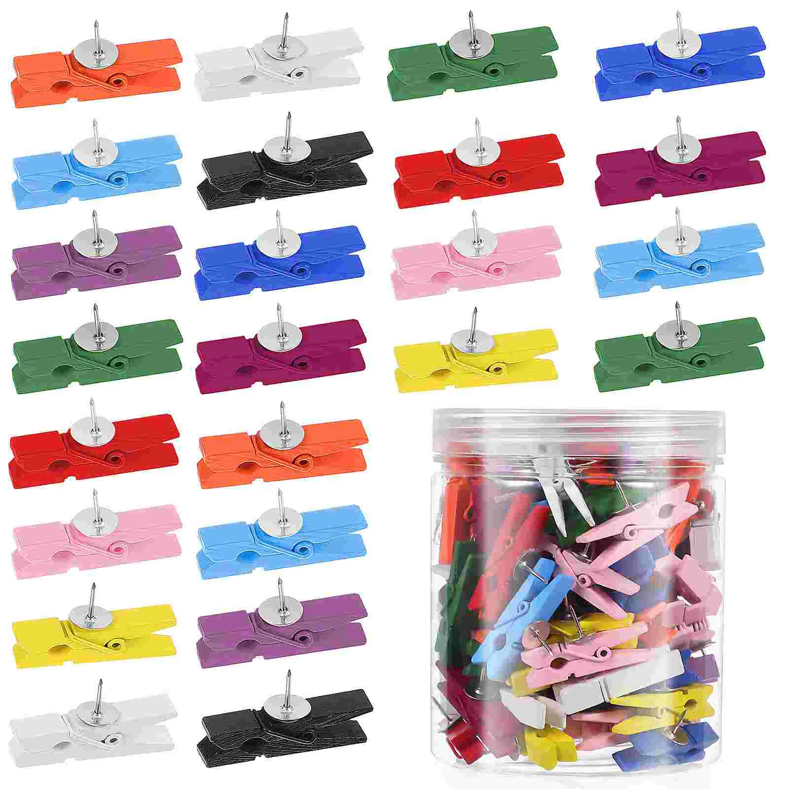 100 Pcs Clip Craft Thumb Tacks Clips Decor Cork Board Pegs Thumbtack Push Wooden
100 Pcs Clip Craft Thumb Tacks Clips Decor Cork Board Pegs Thumbtack Push Wooden