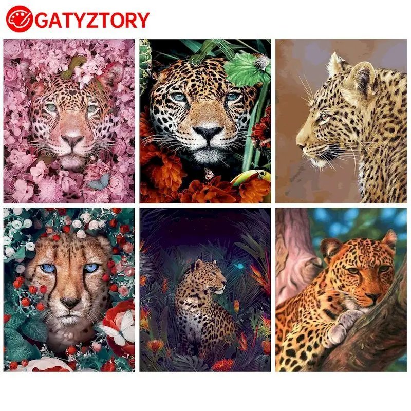 GATYZTORY Picture Painting by numbers Leopard Animals For Adults Wall Art Paint Animal DIY Coloring by numbers Home Decor
GATYZTORY Picture Painting by numbers Leopard Animals For Adults Wall Art Paint Animal DIY Coloring by numbers Home Decor