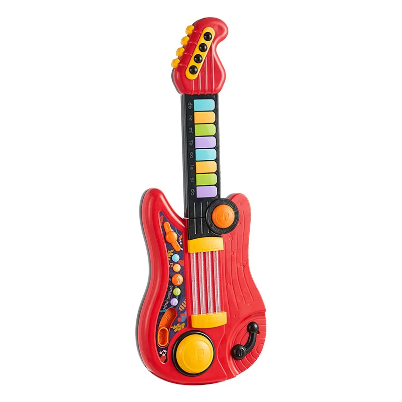 Children's music toys multi-function luminous induction Electronic keyboard guitar two in one early education puzzle
Children's music toys multi-function luminous induction Electronic keyboard guitar two in one early education puzzle