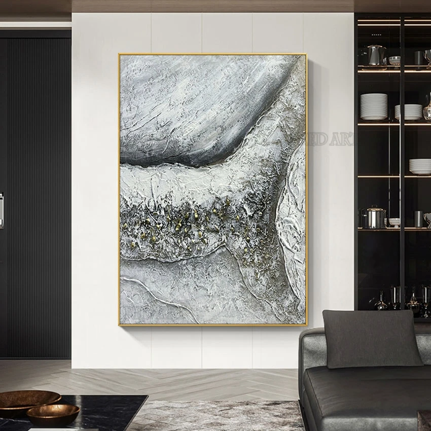 Hand Painted Unframed Texture Gray Oil Painting New Design Art Wall Decor Canvas Artwork Crafts Hot Selling Showpieces Picture
Hand Painted Unframed Texture Gray Oil Painting New Design Art Wall Decor Canvas Artwork Crafts Hot Selling Showpieces Picture