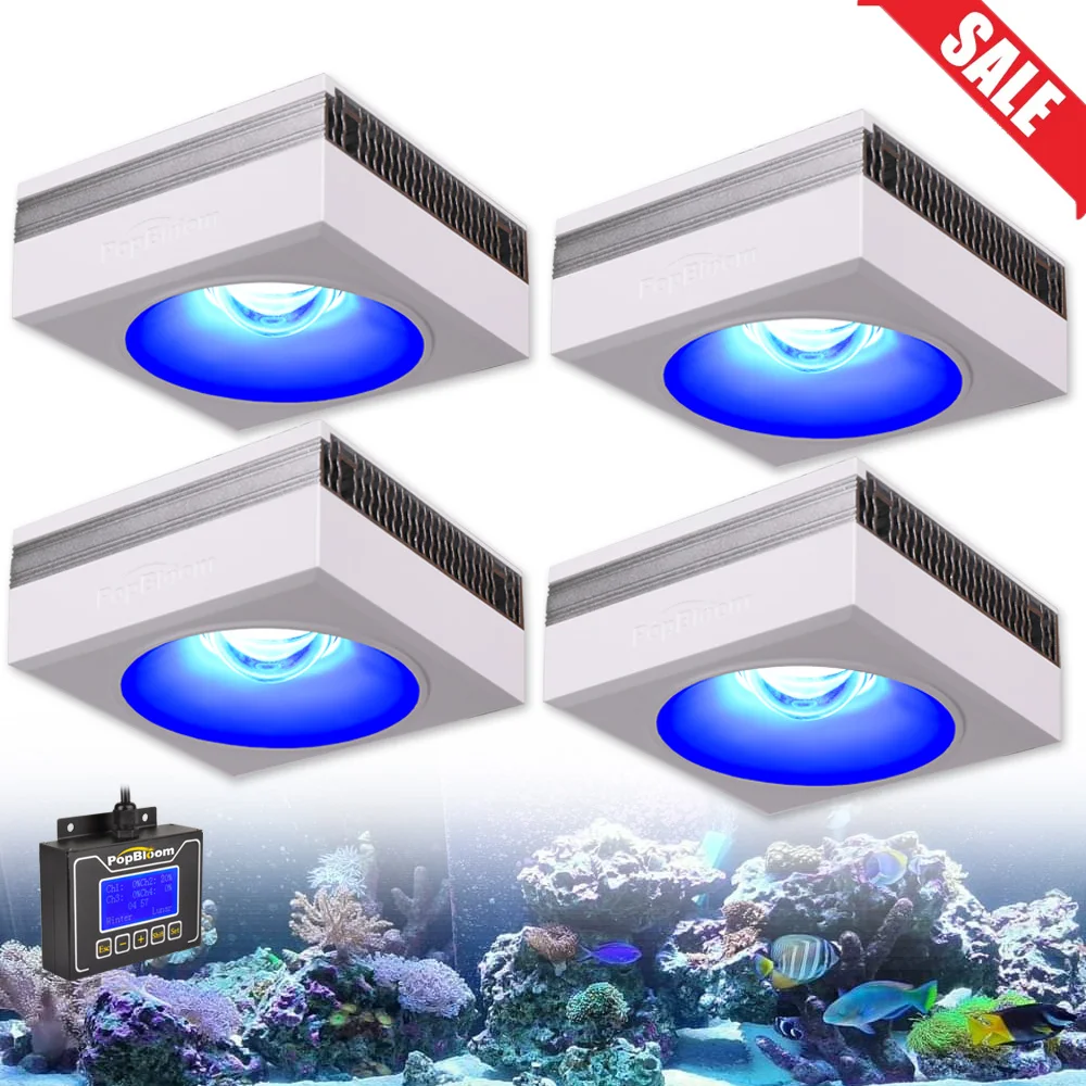 PopBloom 4x RS90 Aquarium Led Lamp Seawater Reef Aquarium Light For 180-240cm LPS/SPS Coral Fish Tank Marine Aquarium Lights
PopBloom 4x RS90 Aquarium Led Lamp Seawater Reef Aquarium Light For 180-240cm LPS/SPS Coral Fish Tank Marine Aquarium Lights