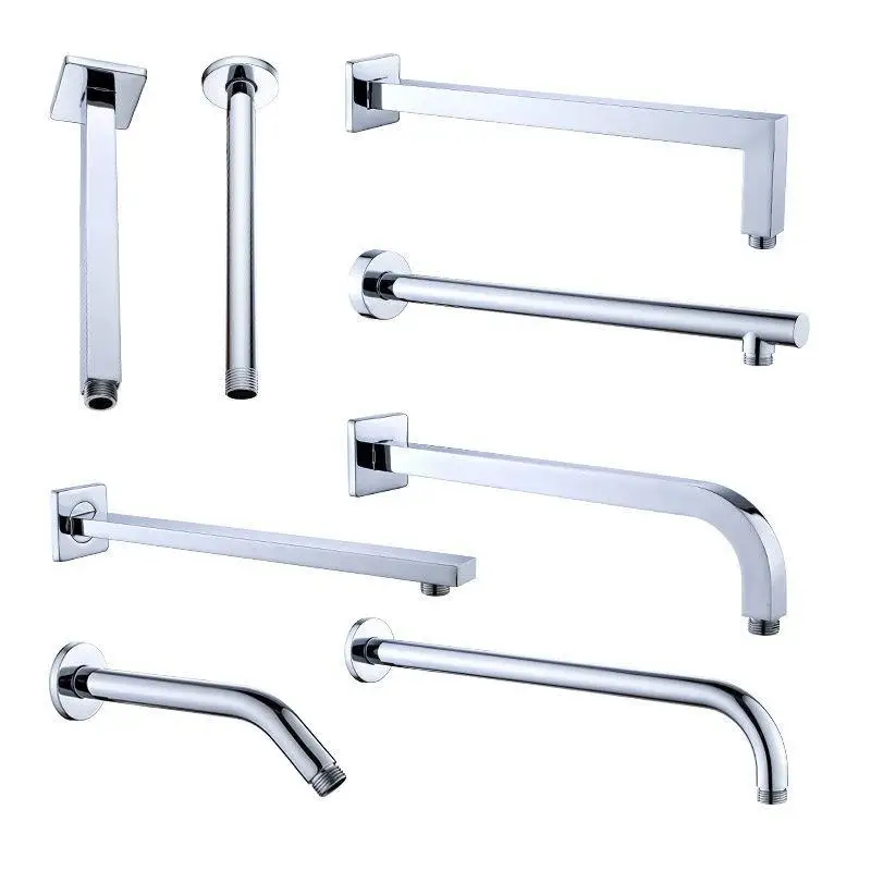 Wall&Ceiling Mounted Shower Arm Shower Head Extension Pipe Stainless Steel Metal Wall Arm Bracket Bathroom Home Accessories 
Wall&Ceiling Mounted Shower Arm Shower Head Extension Pipe Stainless Steel Metal Wall Arm Bracket Bathroom Home Accessories