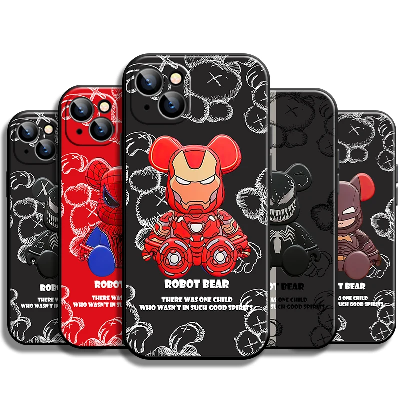 Marvel Luxury Cute Bear For Apple iPhone 13 12 11 Pro Max 12 13 Mini X XR XS Max SE 6 6S 7 8 Plus Phone Case Carcasa TPU Coque
Marvel Luxury Cute Bear For Apple iPhone 13 12 11 Pro Max 12 13 Mini X XR XS Max SE 6 6S 7 8 Plus Phone Case Carcasa TPU Coque