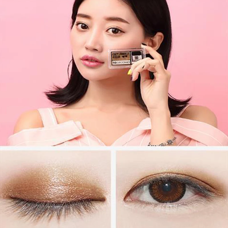 Women Makeup 3 Seconds Eyeshadow Makeup Double Color Eye Shadow Pumpkin Color Earth Matte Orange Bottom Gold Flash
Women Makeup 3 Seconds Eyeshadow Makeup Double Color Eye Shadow Pumpkin Color Earth Matte Orange Bottom Gold Flash