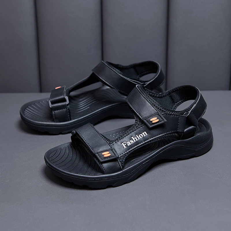 Leather Sandals For Men Open Toes Fastion Runner Slides 2022 Summer Breathable Beach Outdoor Hook Loop Slippers Free Shipping
Leather Sandals For Men Open Toes Fastion Runner Slides 2022 Summer Breathable Beach Outdoor Hook Loop Slippers Free Shipping