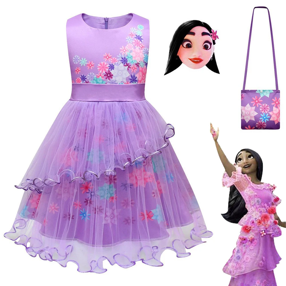 Girls Encanto Charm Dresses Carnival Summer New Children Princess Mirabel Dress Birthday Party Kids Prom Gowns Mesh Tutu Skirt 
Girls Encanto Charm Dresses Carnival Summer New Children Princess Mirabel Dress Birthday Party Kids Prom Gowns Mesh Tutu Skirt