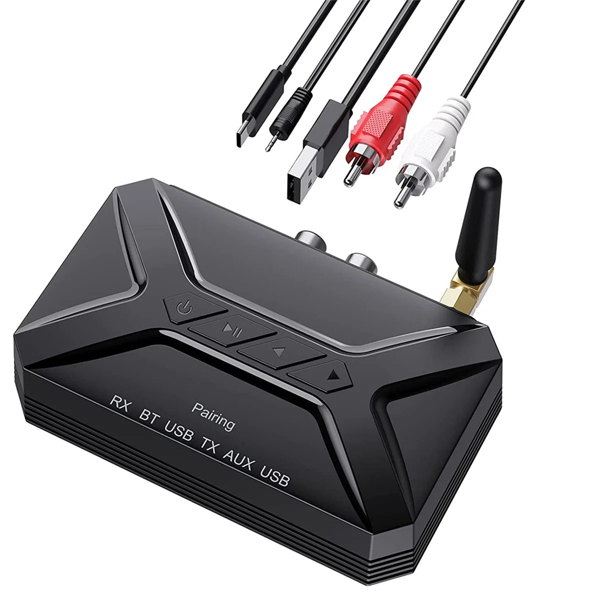 Bluetooth Transmitter Receiver, 3 in 1 Bluetooth 5.0 Aux Audio Adapter for Home Stereo /TV/Car/PC/Headphone/Speaker
Bluetooth Transmitter Receiver, 3 in 1 Bluetooth 5.0 Aux Audio Adapter for Home Stereo /TV/Car/PC/Headphone/Speaker