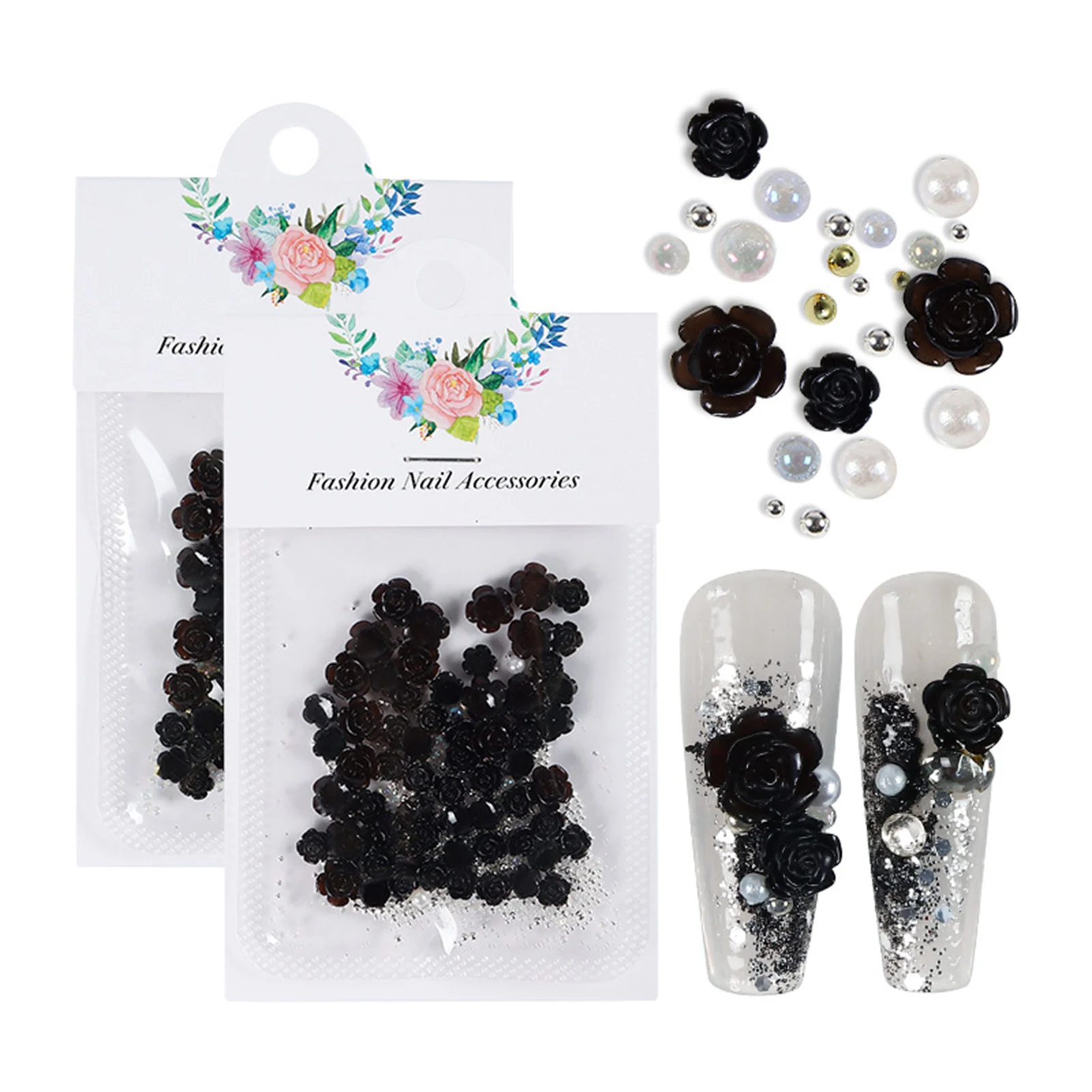 Black Shape Nail Decoration Easy to Apply Easy to Remove Nails Decor for Nail Decoration Practice
Black Shape Nail Decoration Easy to Apply Easy to Remove Nails Decor for Nail Decoration Practice
