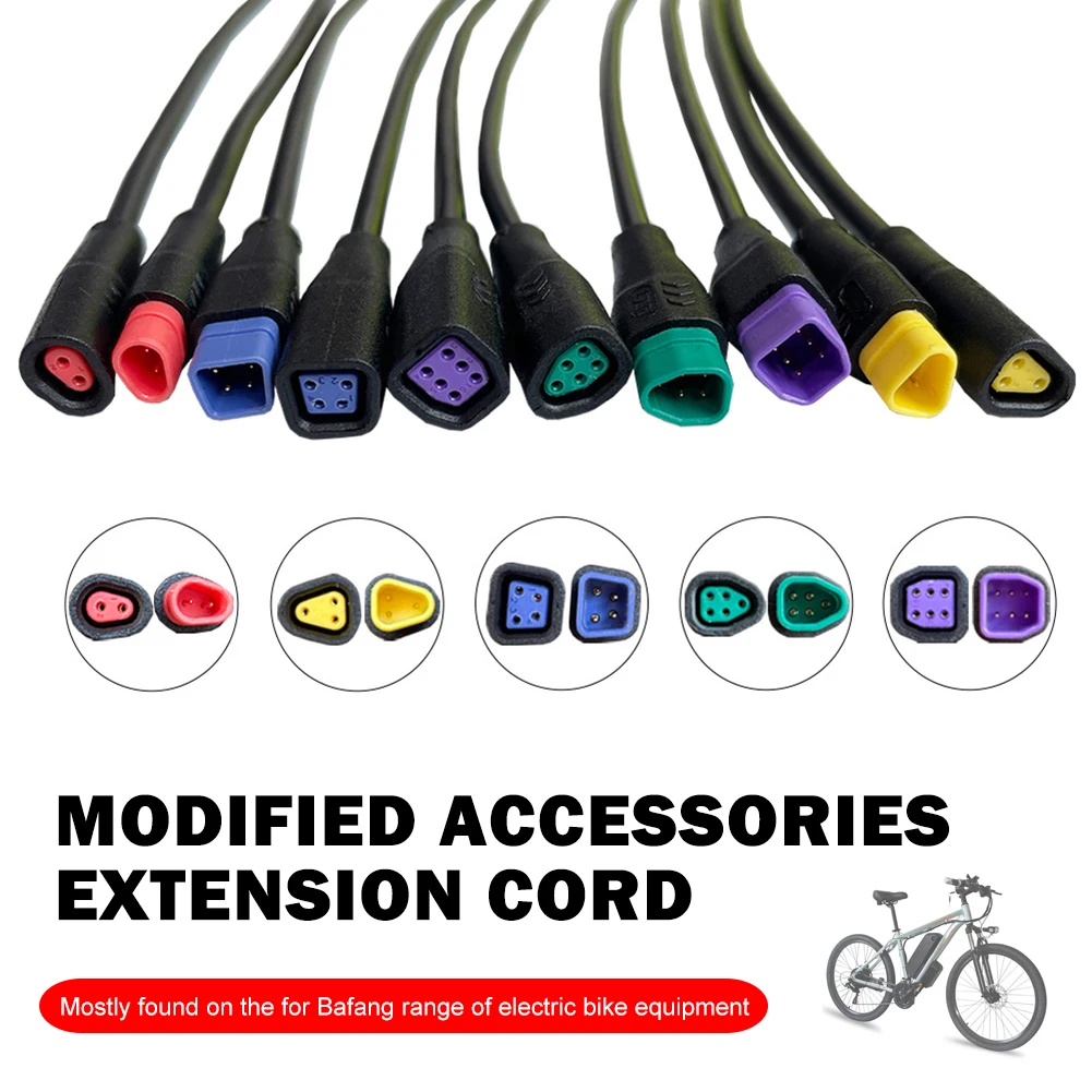 2/3/4/5/6Pin Cable Waterproof Connector For Ebike Bafang Display Pin Extension Cable Male Female Optional Ebike Accessories
2/3/4/5/6Pin Cable Waterproof Connector For Ebike Bafang Display Pin Extension Cable Male Female Optional Ebike Accessories