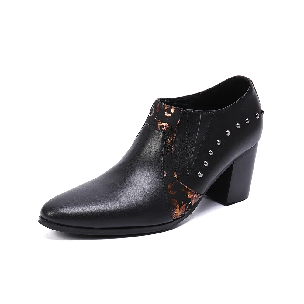 New arrival Fashion Black Rivet Men Boots Genuine Leather Pointed toe Men's Boots High Quality Dress Boots Big size 47
New arrival Fashion Black Rivet Men Boots Genuine Leather Pointed toe Men's Boots High Quality Dress Boots Big size 47