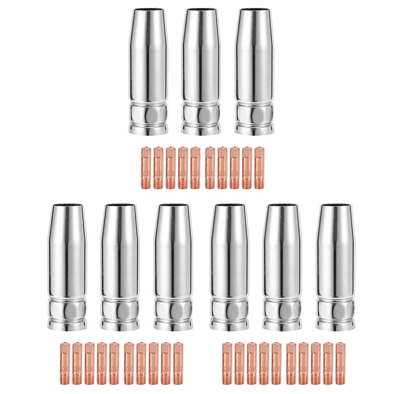 39Pcs CO2 Mig Welding Torch Aircooled MB 15AK Contact Tip Holder Gas Nozzle 0.8Mm Welder Shield Shroud Nozzle Tip Kit
39Pcs CO2 Mig Welding Torch Aircooled MB 15AK Contact Tip Holder Gas Nozzle 0.8Mm Welder Shield Shroud Nozzle Tip Kit