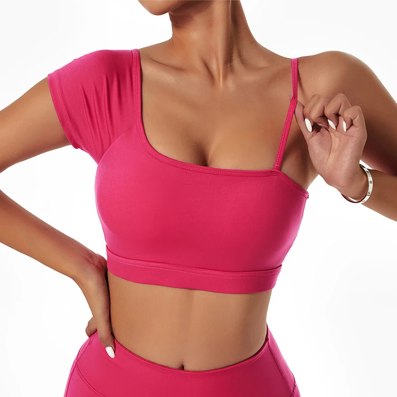 ASHEYWR New Women Fitness Bras Sexy Sloping Shoulders Push Up Underwear Naked-Feel Shockproof Workout Skinny Solid Bras Female
ASHEYWR New Women Fitness Bras Sexy Sloping Shoulders Push Up Underwear Naked-Feel Shockproof Workout Skinny Solid Bras Female