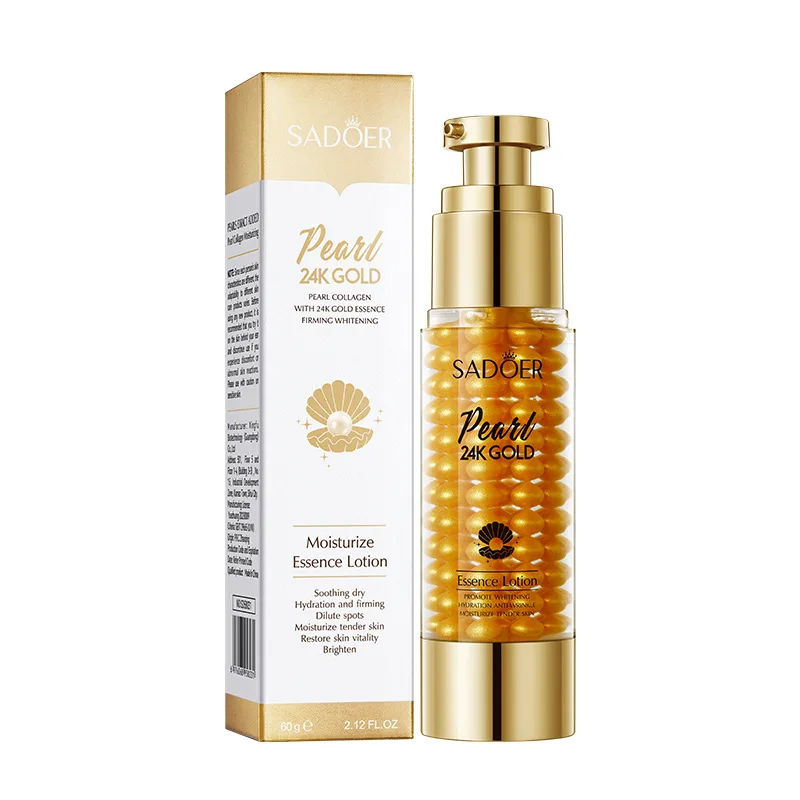 Gold Essence Lotion Pearl Collagen Anti Wrinkle Moisturizing Whitening Essence Lotion Anti-Aging Brighten Face Cream Skin Care
Gold Essence Lotion Pearl Collagen Anti Wrinkle Moisturizing Whitening Essence Lotion Anti-Aging Brighten Face Cream Skin Care
