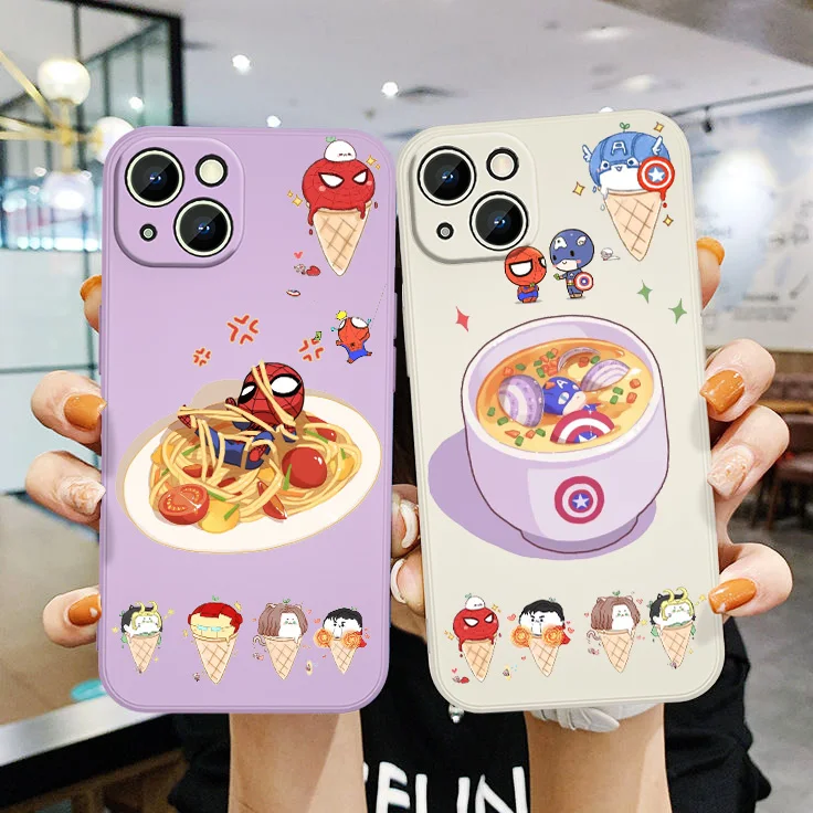 Marvel cartoon hero For Apple iPhone 12 13 Pro mini Pro Max X XR XS XS MAX SE 2020 Liquid Rope Cover Funda Soft Phone Case
Marvel cartoon hero For Apple iPhone 12 13 Pro mini Pro Max X XR XS XS MAX SE 2020 Liquid Rope Cover Funda Soft Phone Case