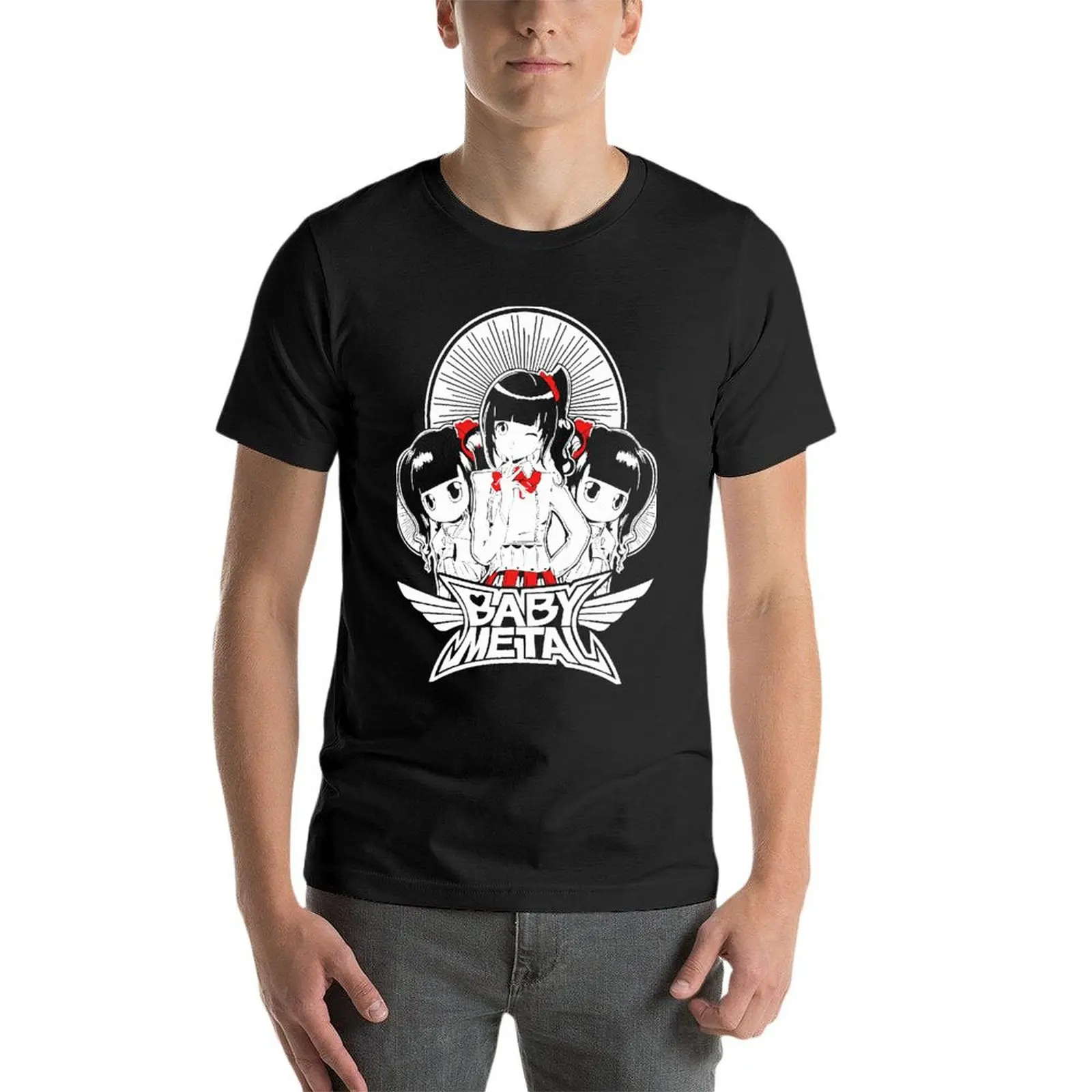 Lmxool Babymetal Heavy Metal Band Oversized T Shirts Harajuku Mens Clothes 100% Cotton Streetwear Large Size Top Tee
Lmxool Babymetal Heavy Metal Band Oversized T Shirts Harajuku Mens Clothes 100% Cotton Streetwear Large Size Top Tee