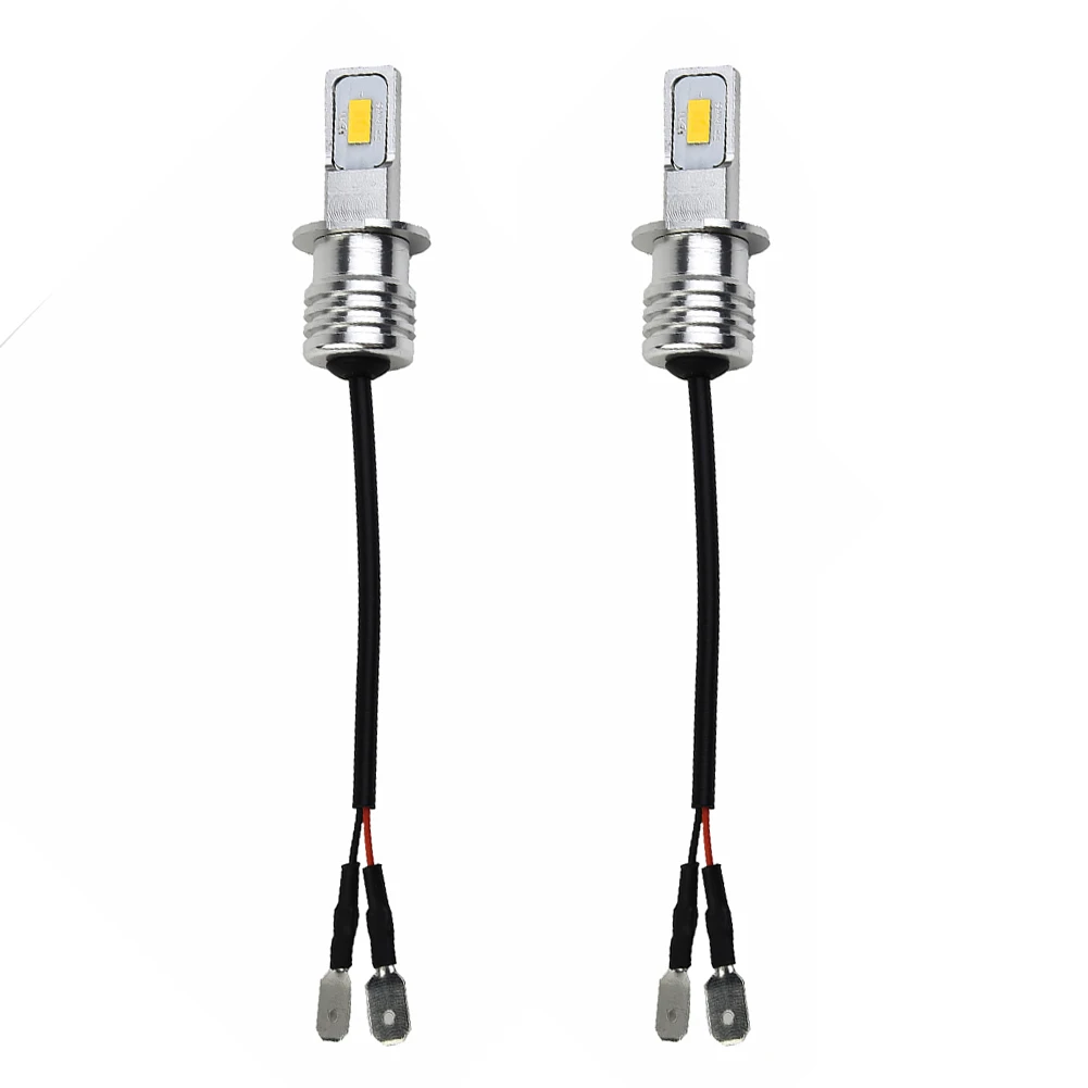 80W 2000LM 3000K Light Bulbs Conversion Kit Aluminum Alloy Durable H3 CSP Super Bright Useful 360 Degrees 63MM*12MM Accessories
80W 2000LM 3000K Light Bulbs Conversion Kit Aluminum Alloy Durable H3 CSP Super Bright Useful 360 Degrees 63MM*12MM Accessories