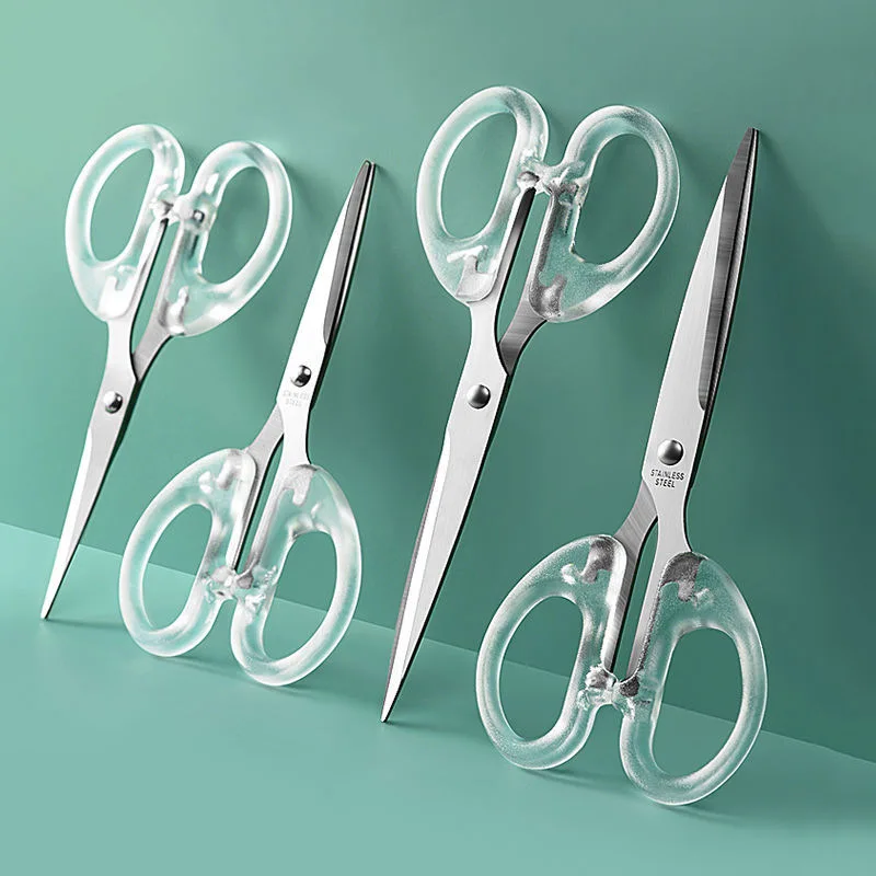 Transparent Fabric Scissor Stainless Steel Yarn Shears Cutting Sewing Shears Cross Stitch Scissors Embroidery Home Craft Tools
Transparent Fabric Scissor Stainless Steel Yarn Shears Cutting Sewing Shears Cross Stitch Scissors Embroidery Home Craft Tools