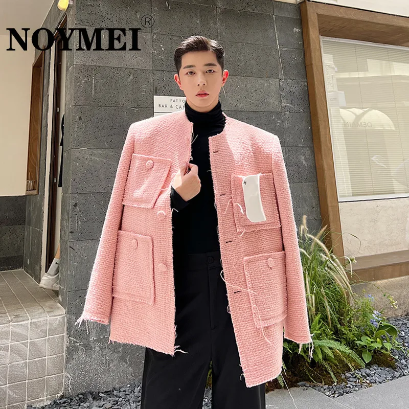 Пальто женское Шерстяное без воротника, с карманами, на осень, WA1208 
Пальто женское Шерстяное без воротника, с карманами, на осень, WA1208