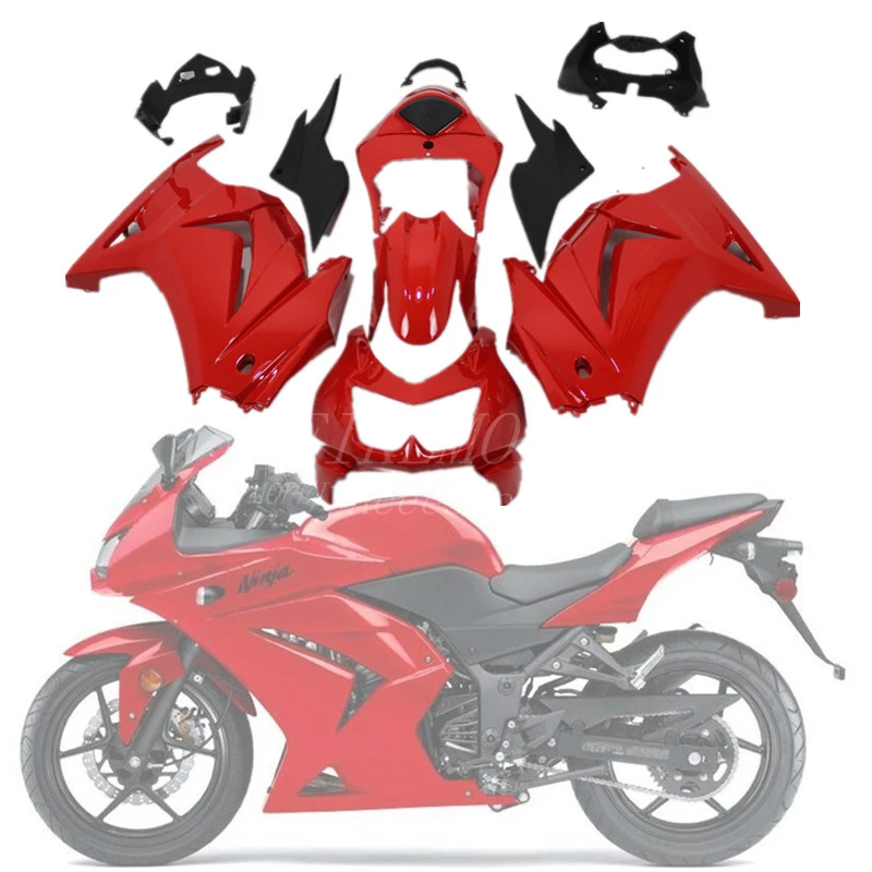Красный обтекатель NINJA250 для кузова, заднего бака, брызговик, крыло, боковая крышка для KAWASAKI NINJA250R EX250 2008-2012
Красный обтекатель NINJA250 для кузова, заднего бака, брызговик, крыло, боковая крышка для KAWASAKI NINJA250R EX250 2008-2012