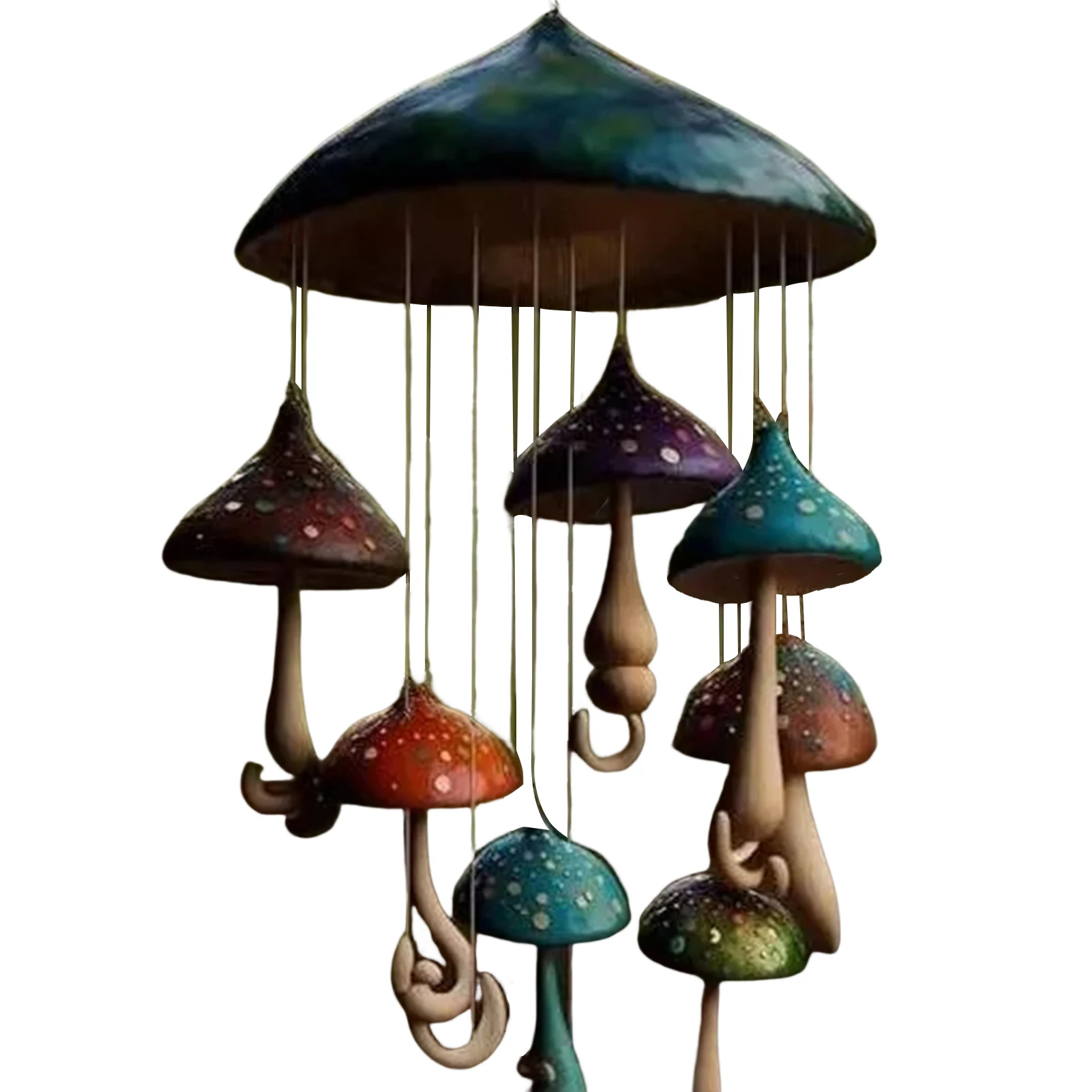 Colorful Mushrooms Wind Chimes Durable Clear Vocie Wind Chime for Garden Hanging Accessories
Colorful Mushrooms Wind Chimes Durable Clear Vocie Wind Chime for Garden Hanging Accessories