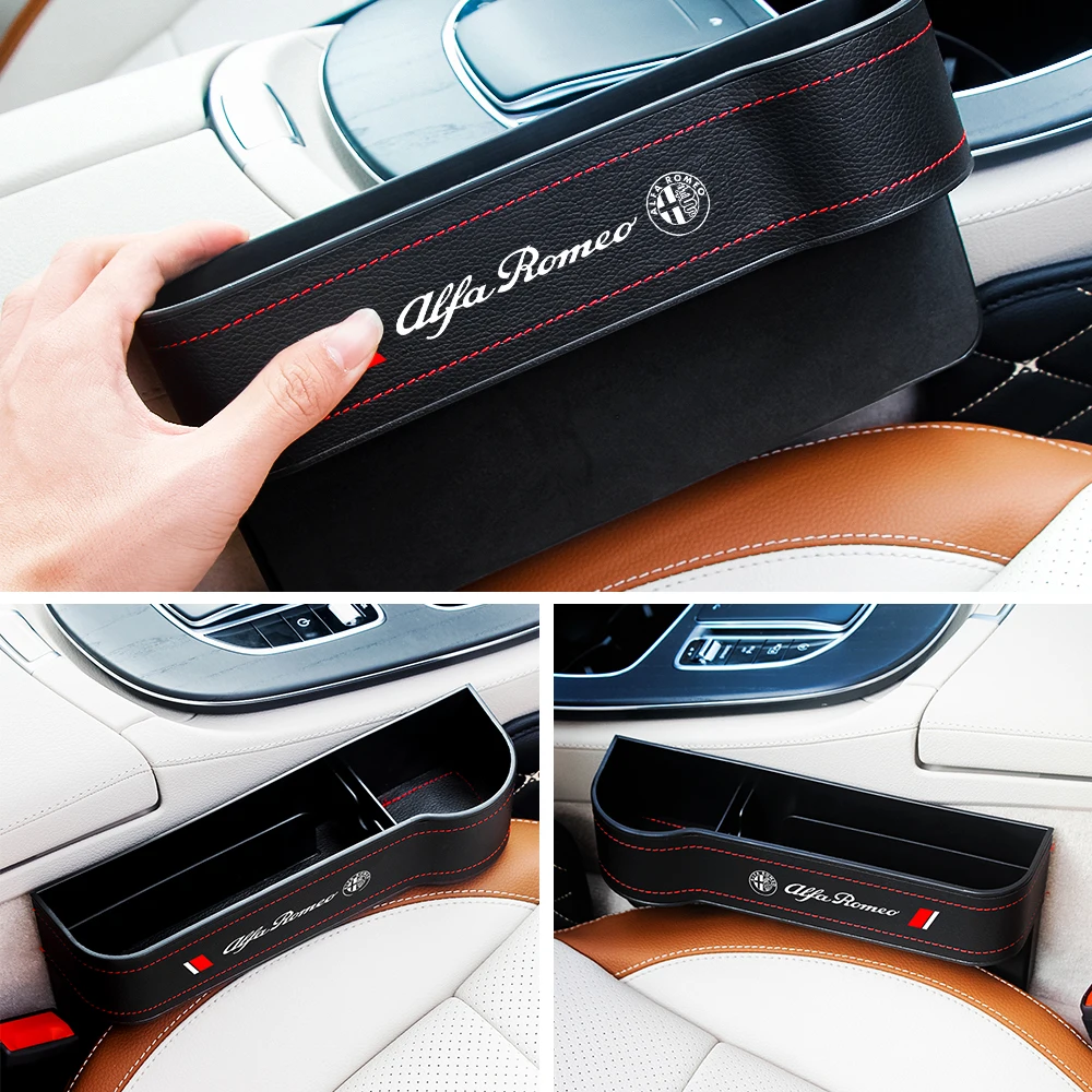 1Pair PU Leather Car Cup Holder Seat Organizer Auto Seat Gap Storage Box Seam Pockets for Alfa Romeo 156 Giulietta 147 159 Mito
1Pair PU Leather Car Cup Holder Seat Organizer Auto Seat Gap Storage Box Seam Pockets for Alfa Romeo 156 Giulietta 147 159 Mito