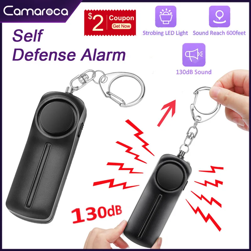 Camaroca Self Defense Alarm 130dB Personal Defenses Siren Child Women Security Protect Alert Portable Loud Panic Alarm Keychain
Camaroca Self Defense Alarm 130dB Personal Defenses Siren Child Women Security Protect Alert Portable Loud Panic Alarm Keychain