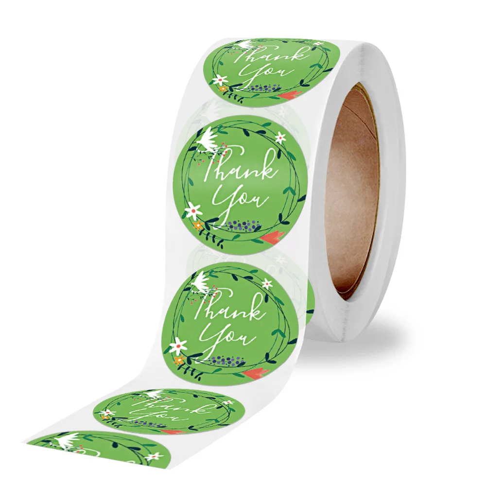 50-500pcs Vintage Flower Thank you Round sealing label Adhesive Green Kraft Seal Sticker for Baking Gift Stickers Funny DIY work 
50-500pcs Vintage Flower Thank you Round sealing label Adhesive Green Kraft Seal Sticker for Baking Gift Stickers Funny DIY work