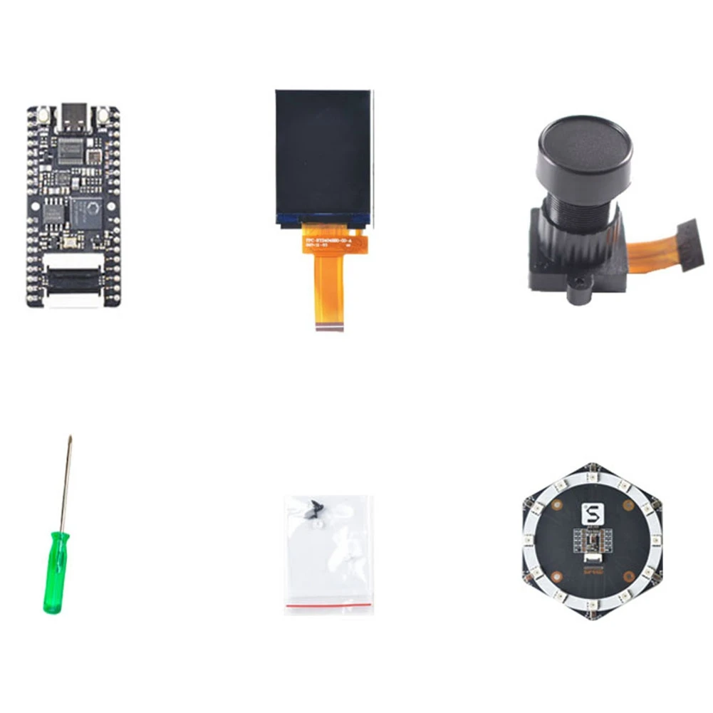 For Maix Bit Kit Development Board RISC-V AI+LOT K210 In-Line Breadboard with 2.4Inch Screen/Camera/Mic Array
For Maix Bit Kit Development Board RISC-V AI+LOT K210 In-Line Breadboard with 2.4Inch Screen/Camera/Mic Array