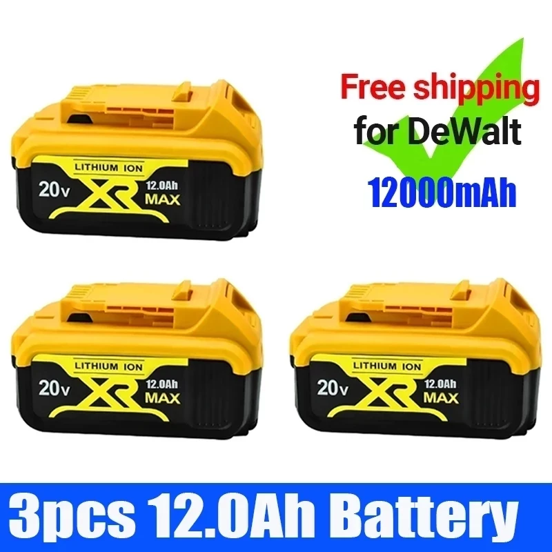 For Dewalt DCB200 20V 12000mAh Replacement Battery Compatible with For Dewalt 20V 18 v and 20 Vot Tools For Dewalt
For Dewalt DCB200 20V 12000mAh Replacement Battery Compatible with For Dewalt 20V 18 v and 20 Vot Tools For Dewalt