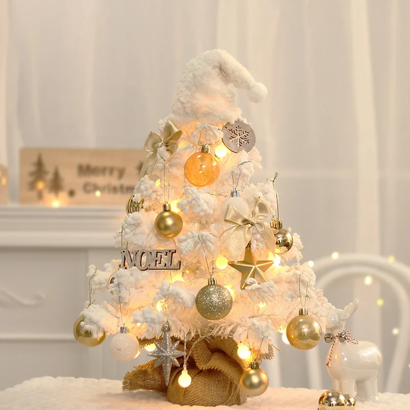 LED Desktop Christmas Tree Decorations Flocking Mini Christmas Tree Ornament Home Holiday Party Table Xmas Decor
LED Desktop Christmas Tree Decorations Flocking Mini Christmas Tree Ornament Home Holiday Party Table Xmas Decor