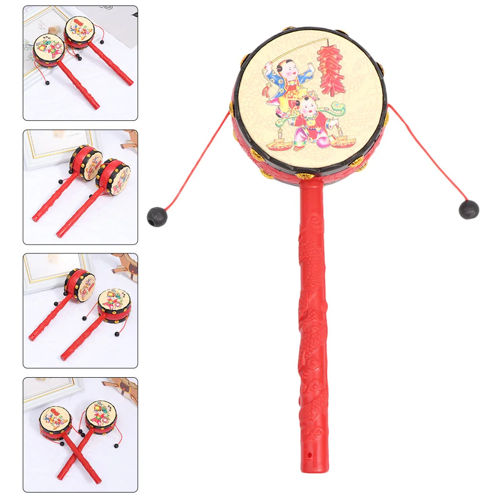 3 Pcs Wave Drum Traditional Drum-shaped Hands-on Plaything Vintage Pp -drum Toy
3 Pcs Wave Drum Traditional Drum-shaped Hands-on Plaything Vintage Pp -drum Toy