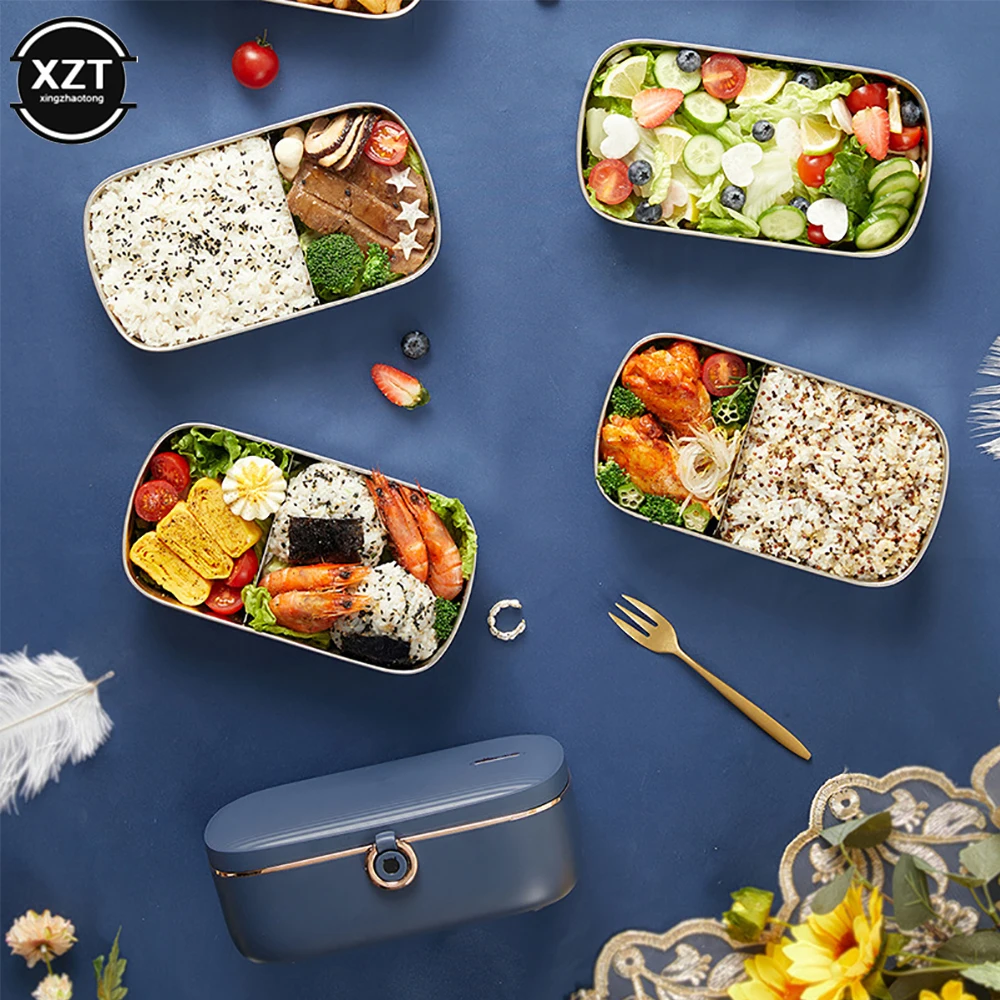 NEW Stainless Steel Multifunctional Electric Heating Lunch Box Smart Reservation Food Storage Container For Student
NEW Stainless Steel Multifunctional Electric Heating Lunch Box Smart Reservation Food Storage Container For Student