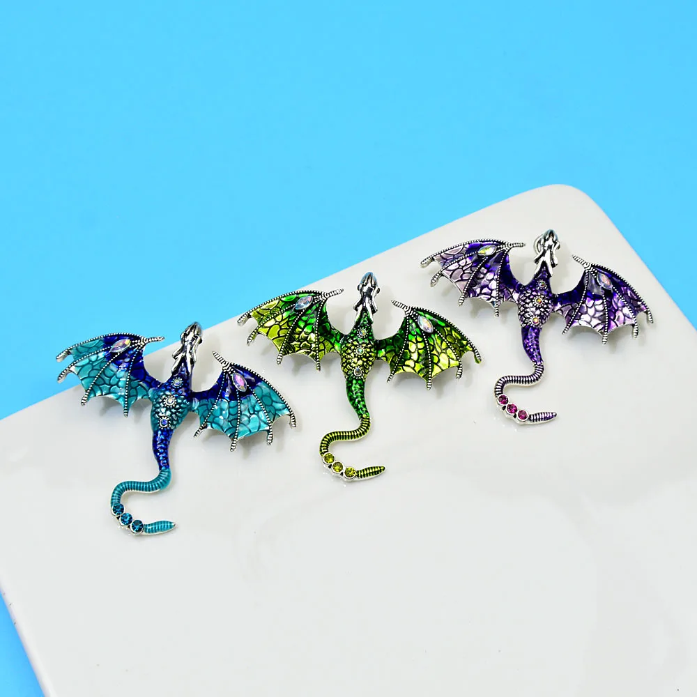 Men's Women's Exquisite Enamel Dragon Brooch Zirconia Inlaid Brooch Temperament Casual Birthday Party Jewelry Gift
Men's Women's Exquisite Enamel Dragon Brooch Zirconia Inlaid Brooch Temperament Casual Birthday Party Jewelry Gift