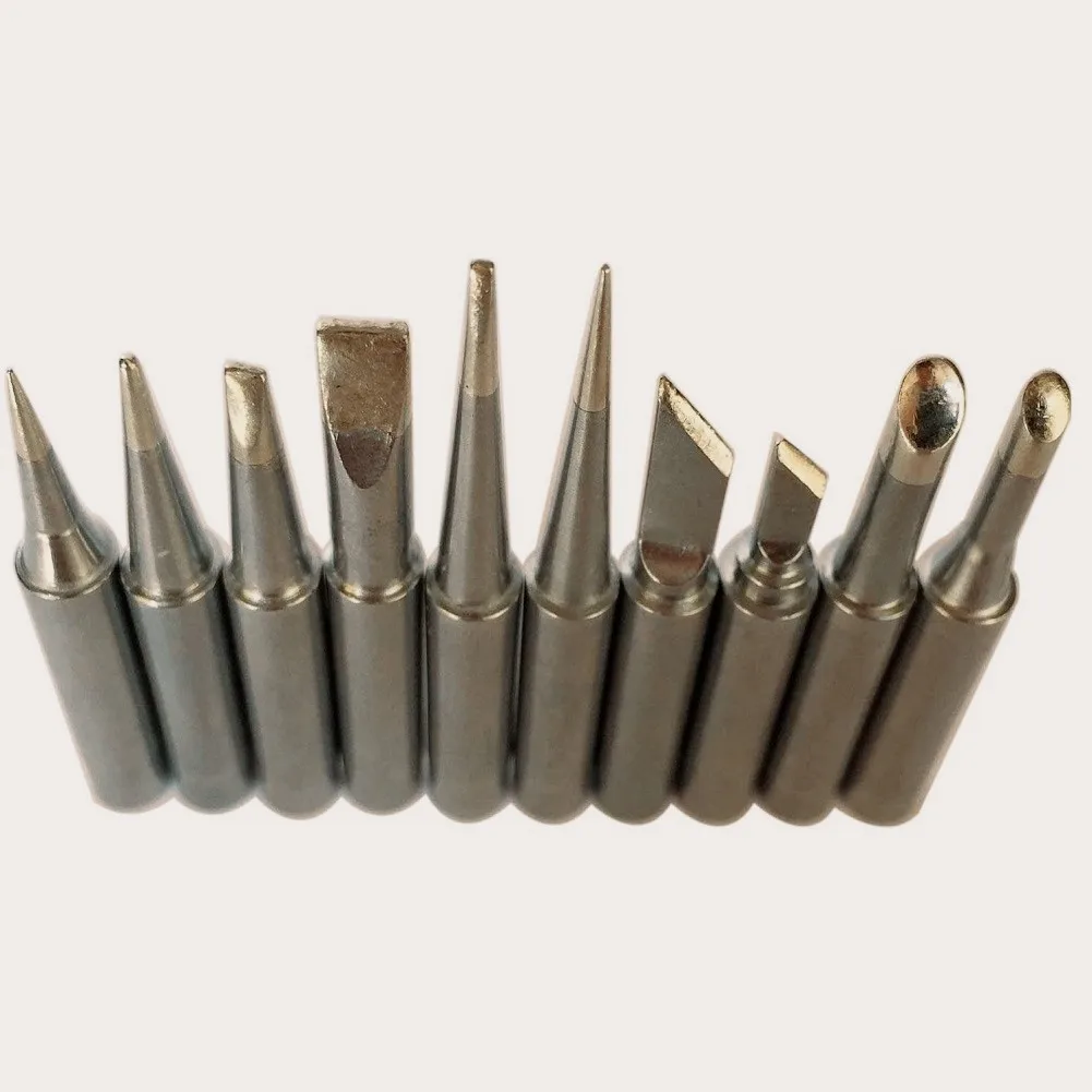 10 Pcs 900M Soldering Iron Tips Replacement Accessories For HAKKO 936,937,907 Welding Equipment Supplies Solder Station Parts
10 Pcs 900M Soldering Iron Tips Replacement Accessories For HAKKO 936,937,907 Welding Equipment Supplies Solder Station Parts
