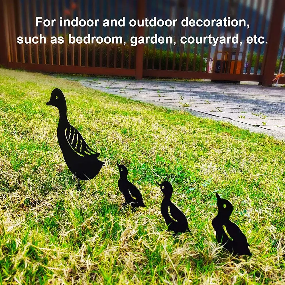 Garden Statue Landscape Sculpture Pile Plug-in Posts Standing Duck Decoration Lovely Duck Silhouette Silhouette Stakes
Garden Statue Landscape Sculpture Pile Plug-in Posts Standing Duck Decoration Lovely Duck Silhouette Silhouette Stakes