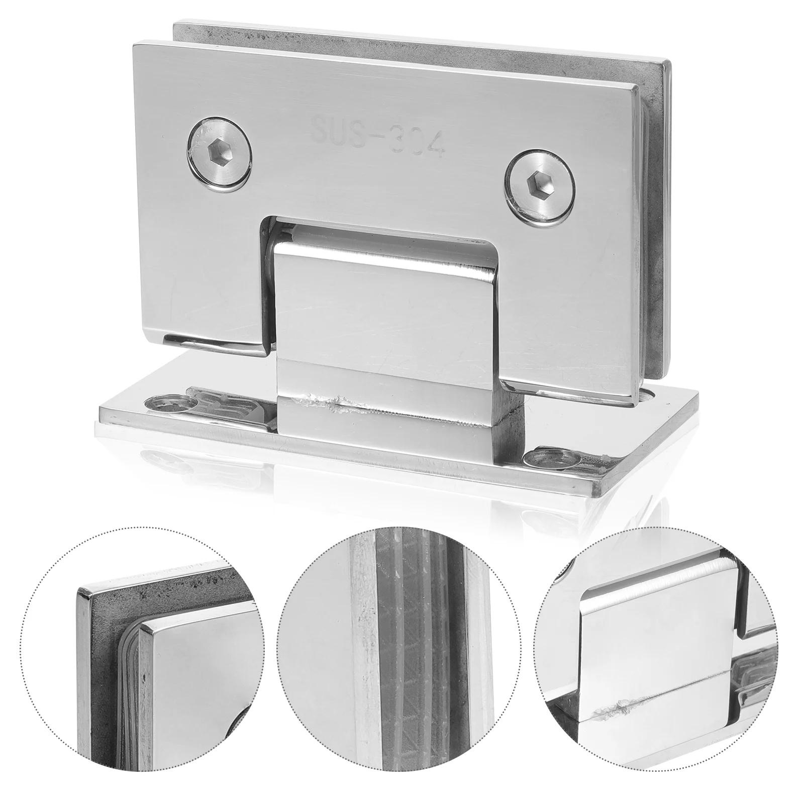 Bathroom Clip Frameless Door Hinge Shower Heavy Duty Hinges Hardwares 180 Degree
Bathroom Clip Frameless Door Hinge Shower Heavy Duty Hinges Hardwares 180 Degree