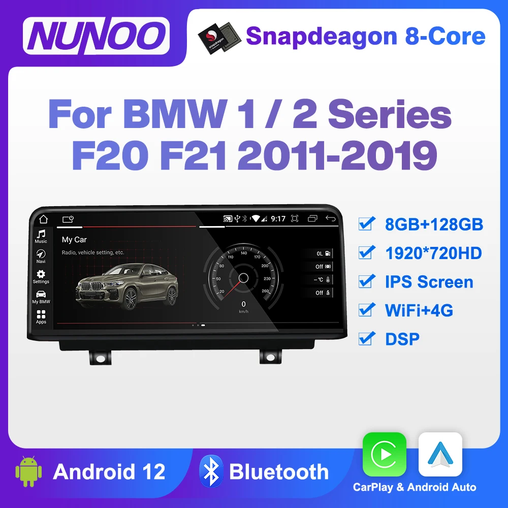 Android 12 8+128GB CarPlay For BMW 1 2 Series F20 F21 2011-2019 GPS Car Multimedia Player Navigation Auto Radio Stereo DSP WiFi
Android 12 8+128GB CarPlay For BMW 1 2 Series F20 F21 2011-2019 GPS Car Multimedia Player Navigation Auto Radio Stereo DSP WiFi